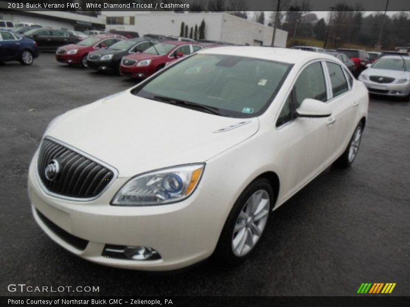 White Diamond Tricoat / Cashmere 2013 Buick Verano FWD