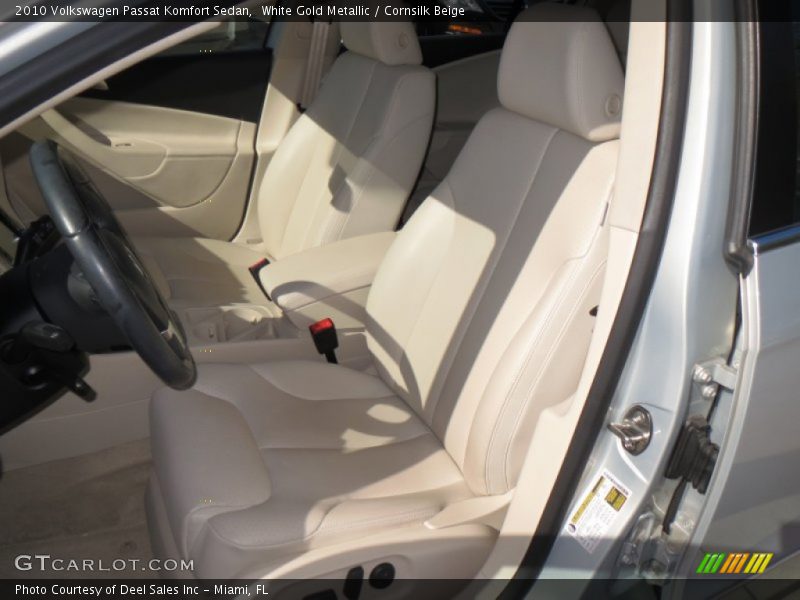 White Gold Metallic / Cornsilk Beige 2010 Volkswagen Passat Komfort Sedan