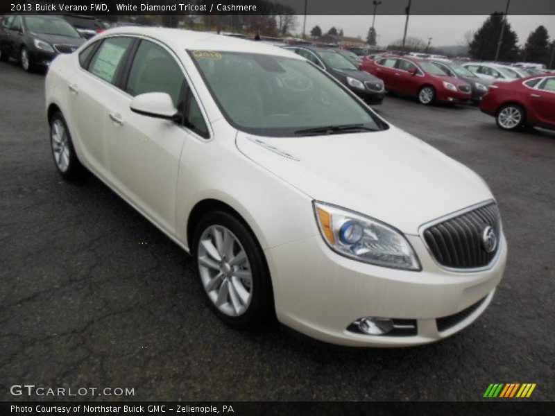 White Diamond Tricoat / Cashmere 2013 Buick Verano FWD