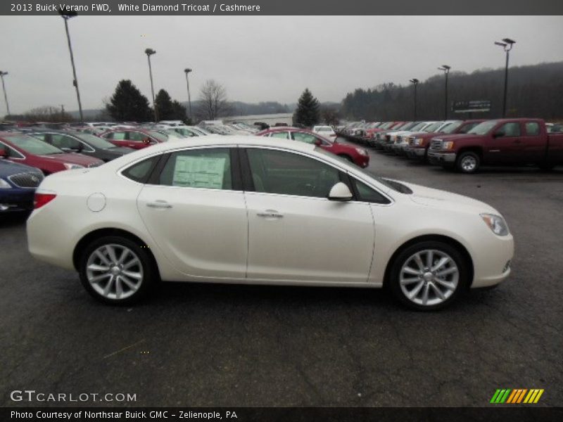 White Diamond Tricoat / Cashmere 2013 Buick Verano FWD