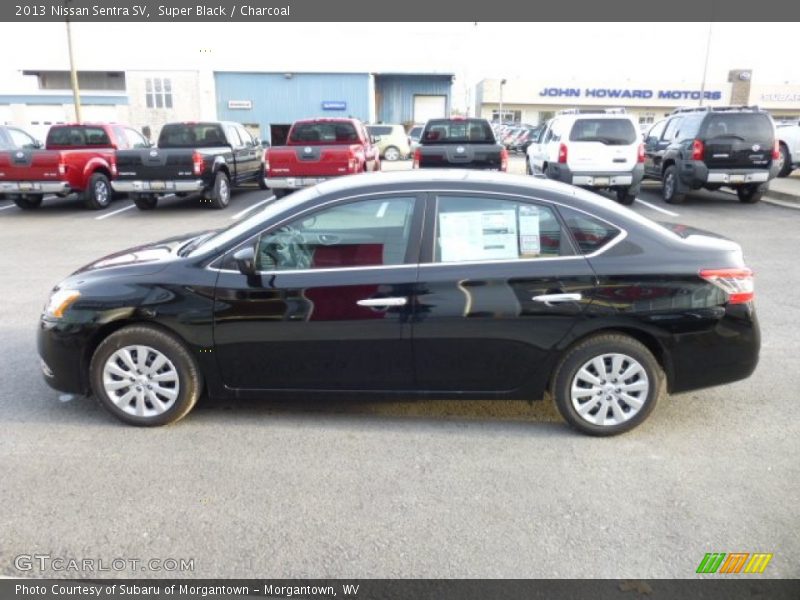 Super Black / Charcoal 2013 Nissan Sentra SV