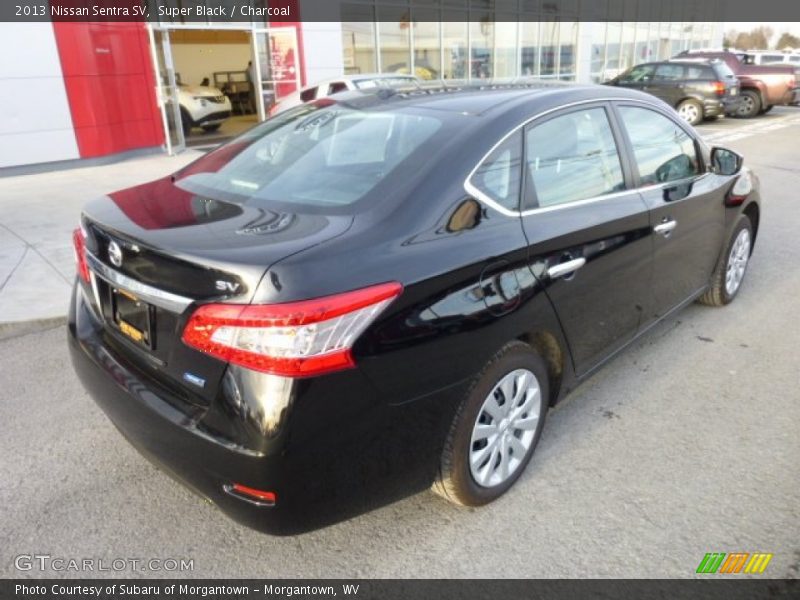 Super Black / Charcoal 2013 Nissan Sentra SV