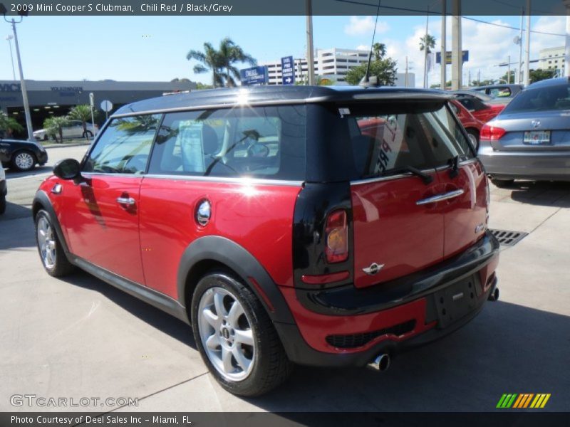 Chili Red / Black/Grey 2009 Mini Cooper S Clubman