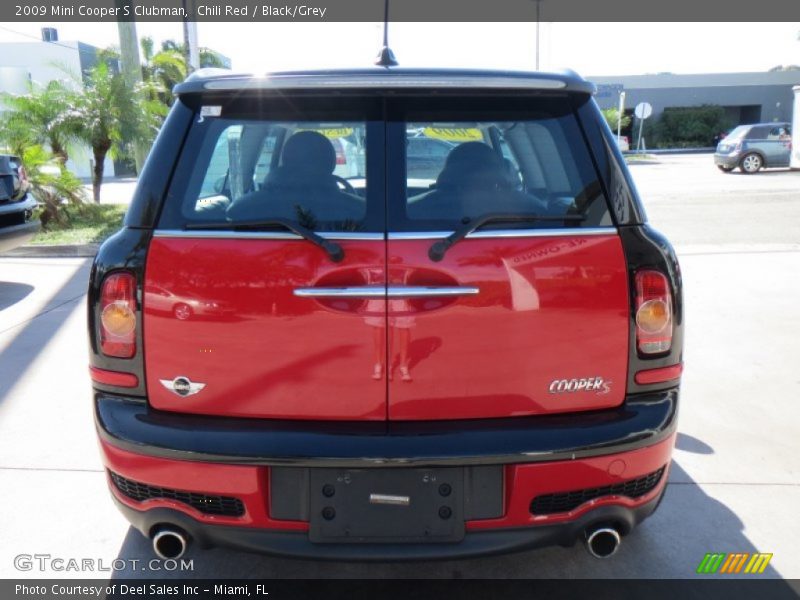 Chili Red / Black/Grey 2009 Mini Cooper S Clubman