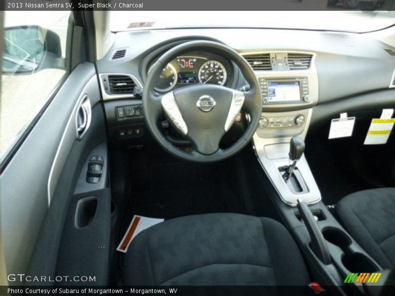 Super Black / Charcoal 2013 Nissan Sentra SV