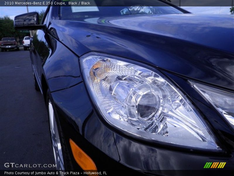 Black / Black 2010 Mercedes-Benz E 350 Coupe