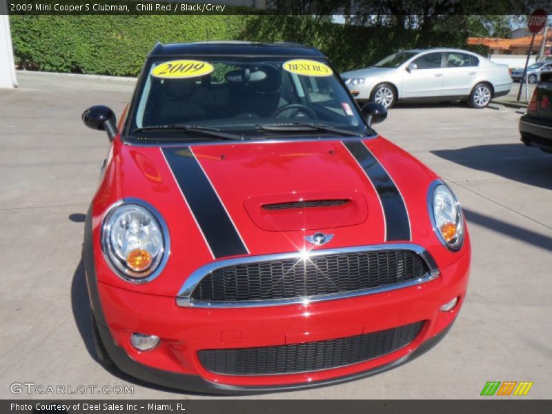 Chili Red / Black/Grey 2009 Mini Cooper S Clubman