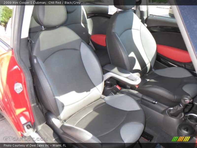 Chili Red / Black/Grey 2009 Mini Cooper S Clubman
