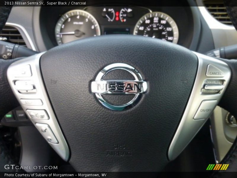 Super Black / Charcoal 2013 Nissan Sentra SV