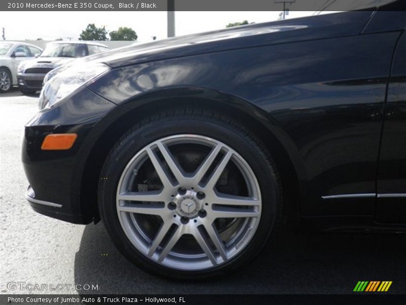 Black / Black 2010 Mercedes-Benz E 350 Coupe