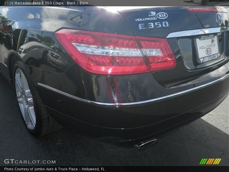 Black / Black 2010 Mercedes-Benz E 350 Coupe