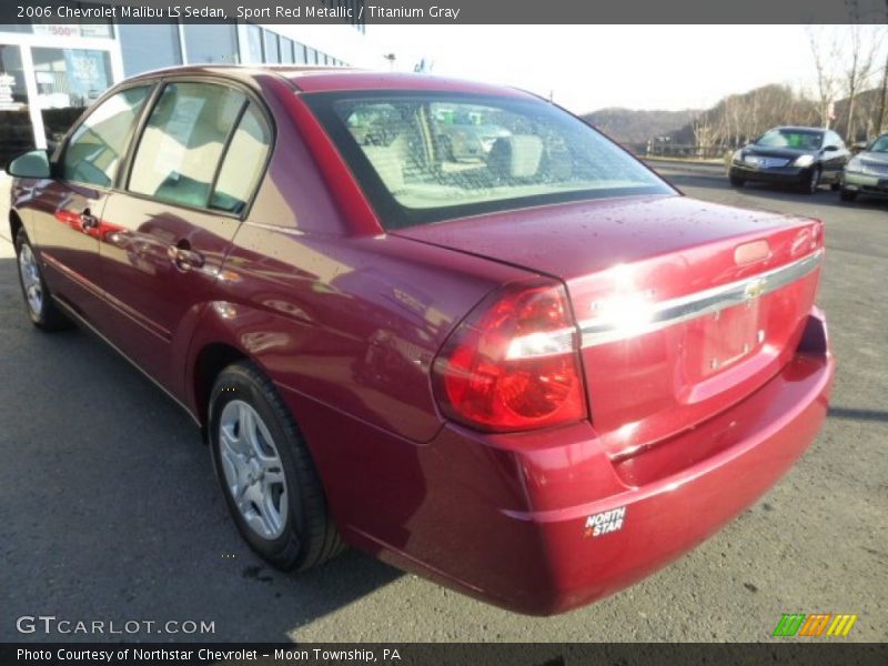 Sport Red Metallic / Titanium Gray 2006 Chevrolet Malibu LS Sedan