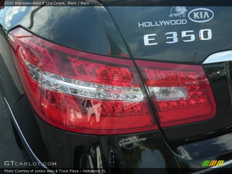 Black / Black 2010 Mercedes-Benz E 350 Coupe
