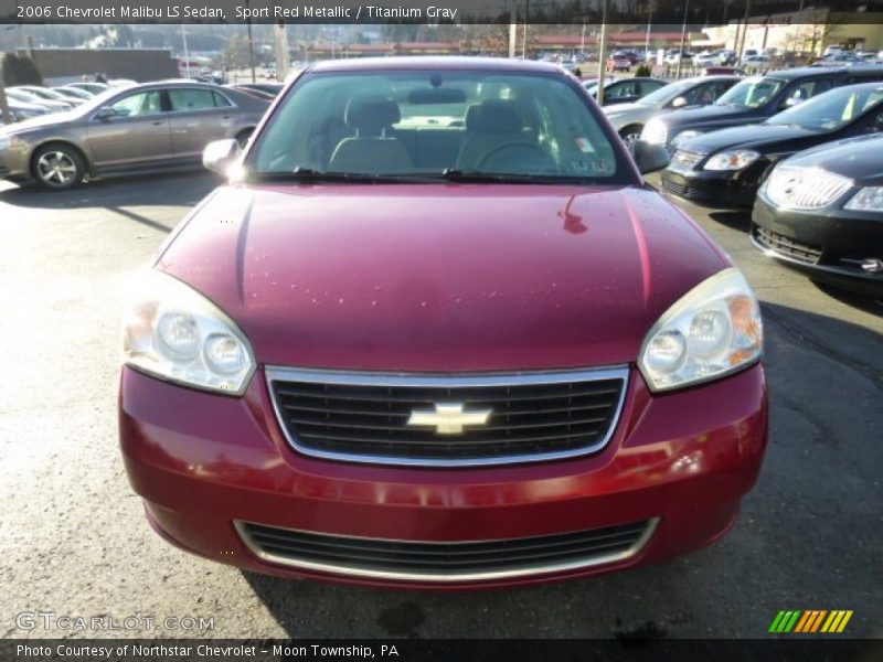 Sport Red Metallic / Titanium Gray 2006 Chevrolet Malibu LS Sedan