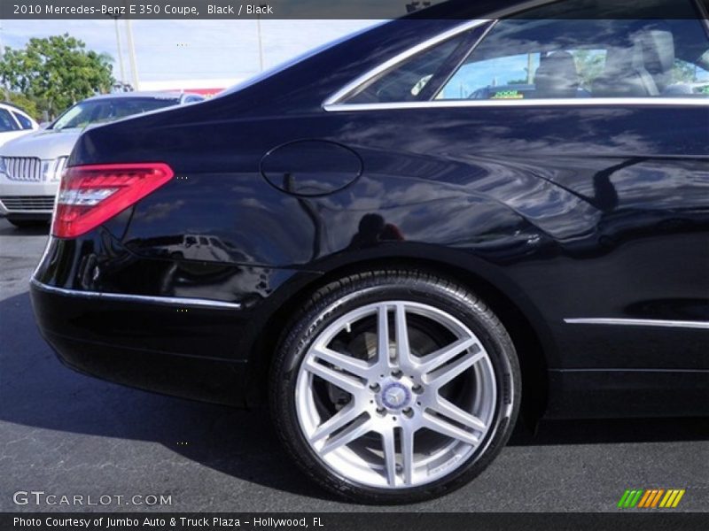 Black / Black 2010 Mercedes-Benz E 350 Coupe