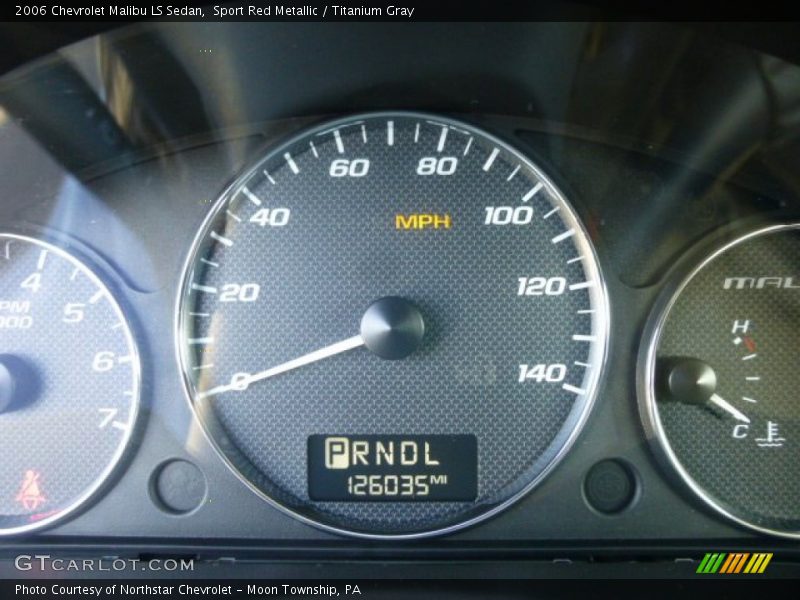 Sport Red Metallic / Titanium Gray 2006 Chevrolet Malibu LS Sedan