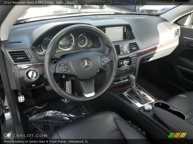 Black / Black 2010 Mercedes-Benz E 350 Coupe