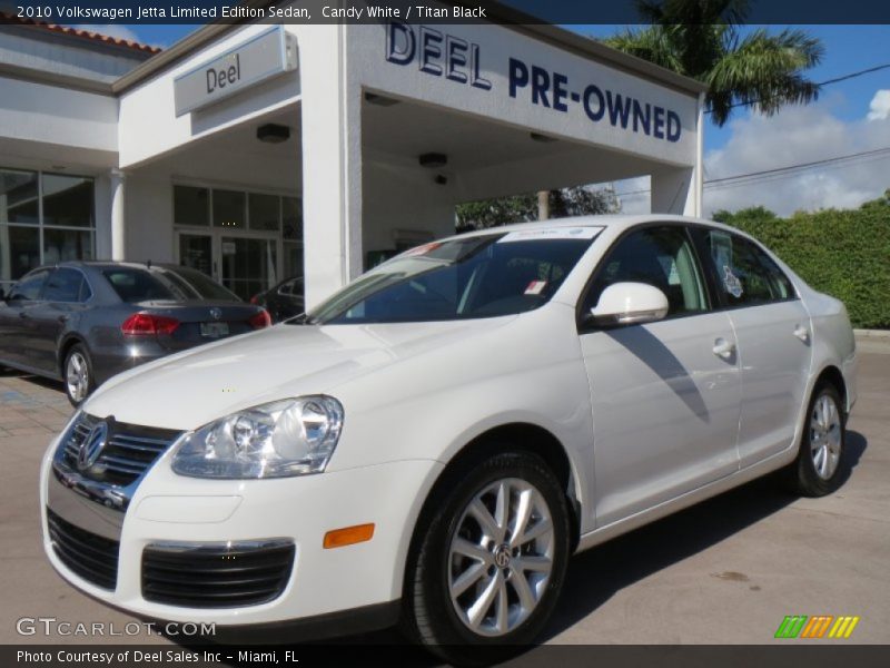 Candy White / Titan Black 2010 Volkswagen Jetta Limited Edition Sedan