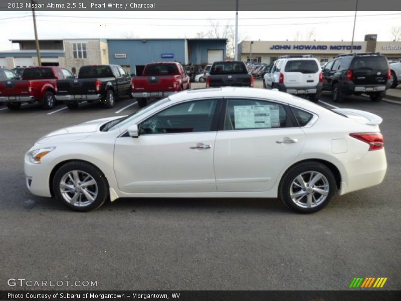 Pearl White / Charcoal 2013 Nissan Altima 2.5 SL