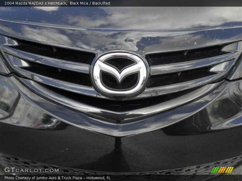 Black Mica / Black/Red 2004 Mazda MAZDA3 s Hatchback