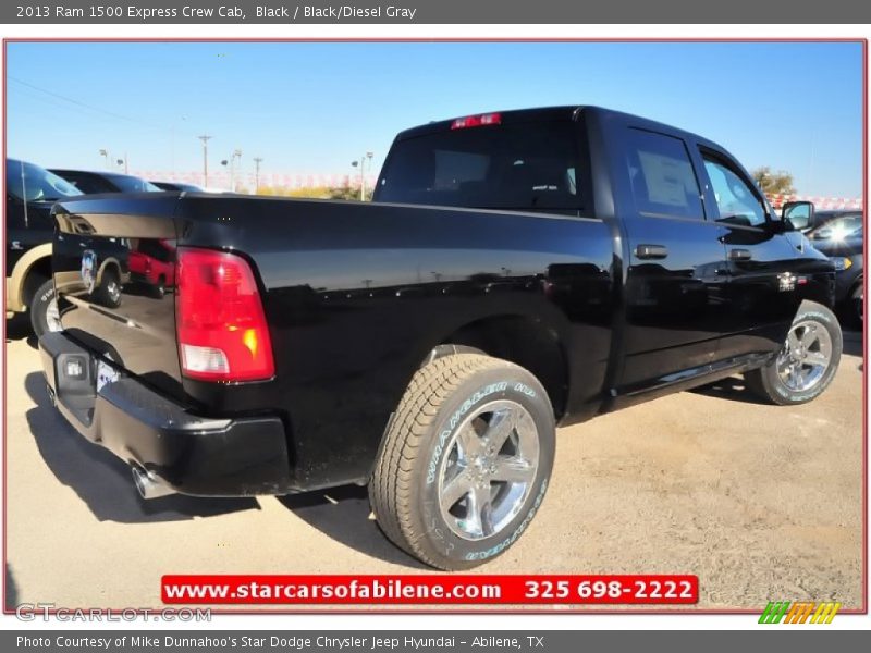 Black / Black/Diesel Gray 2013 Ram 1500 Express Crew Cab