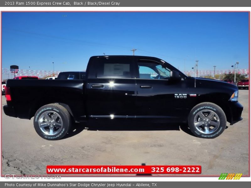 Black / Black/Diesel Gray 2013 Ram 1500 Express Crew Cab