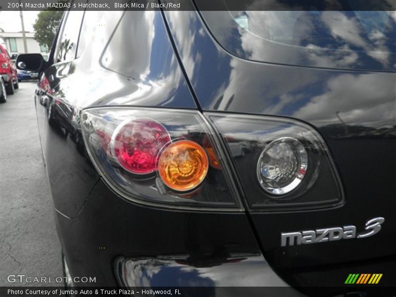 Black Mica / Black/Red 2004 Mazda MAZDA3 s Hatchback
