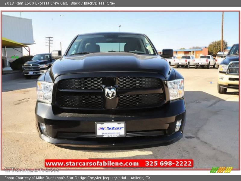Black / Black/Diesel Gray 2013 Ram 1500 Express Crew Cab