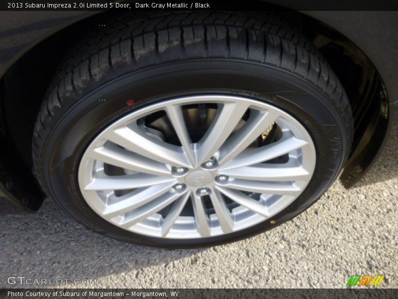 Dark Gray Metallic / Black 2013 Subaru Impreza 2.0i Limited 5 Door