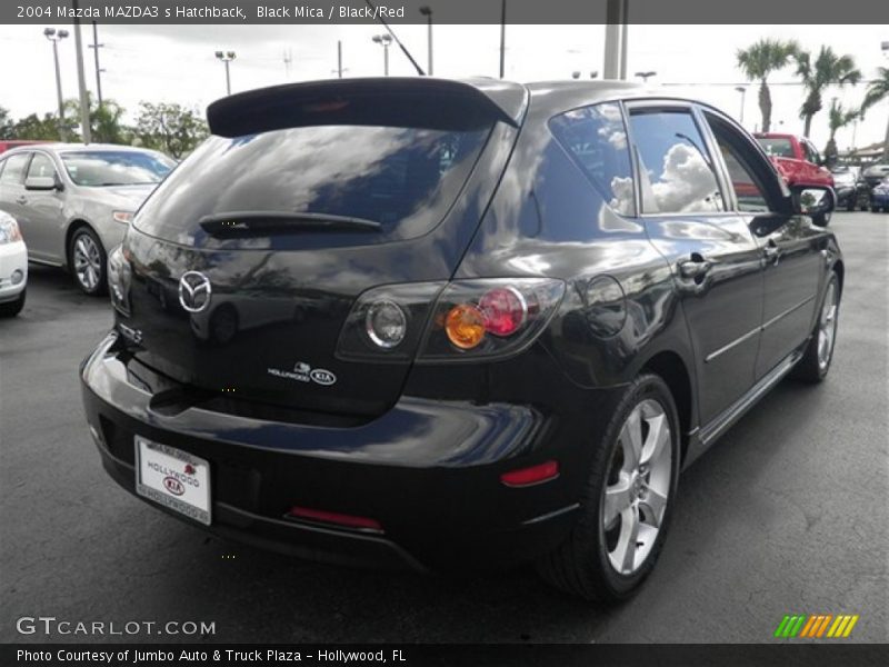 Black Mica / Black/Red 2004 Mazda MAZDA3 s Hatchback