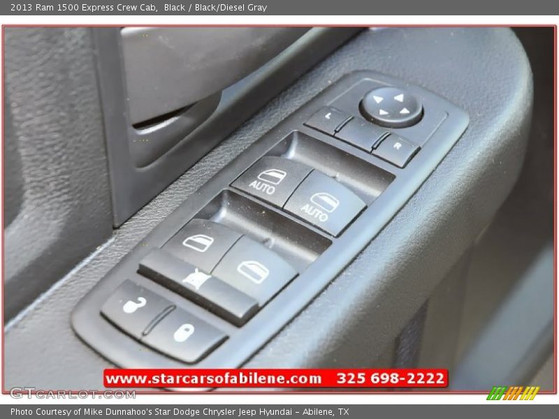 Black / Black/Diesel Gray 2013 Ram 1500 Express Crew Cab