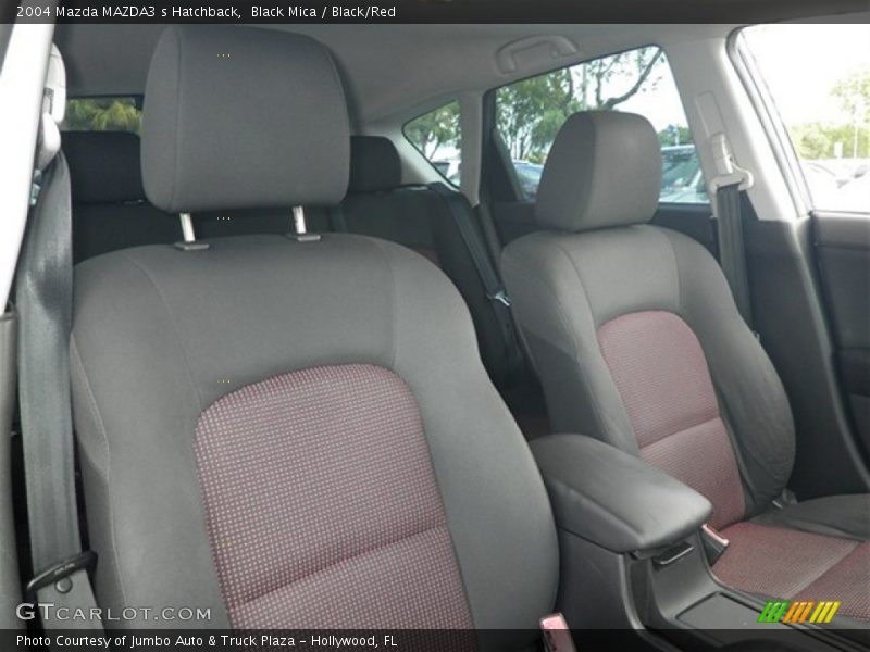 Black Mica / Black/Red 2004 Mazda MAZDA3 s Hatchback