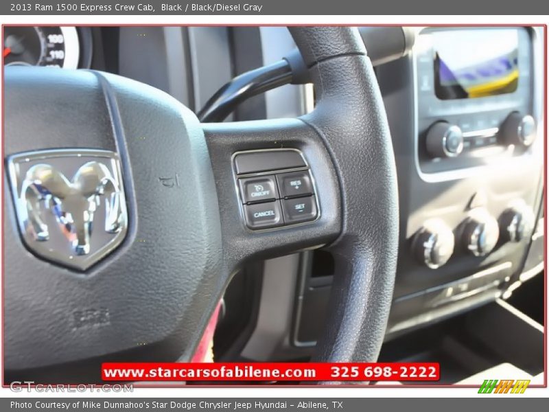 Black / Black/Diesel Gray 2013 Ram 1500 Express Crew Cab