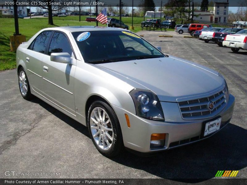 Light Platinum / Ebony 2006 Cadillac CTS Sport Sedan