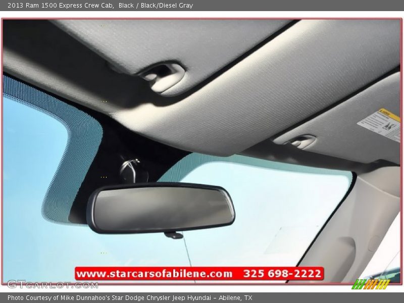 Black / Black/Diesel Gray 2013 Ram 1500 Express Crew Cab