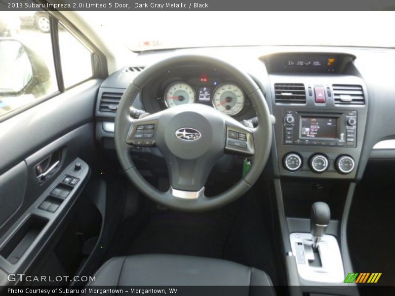 Dark Gray Metallic / Black 2013 Subaru Impreza 2.0i Limited 5 Door