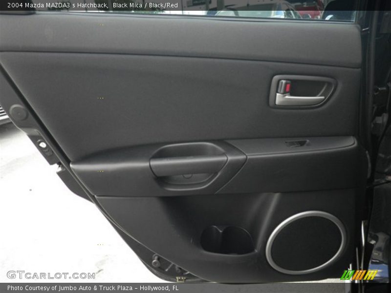 Black Mica / Black/Red 2004 Mazda MAZDA3 s Hatchback