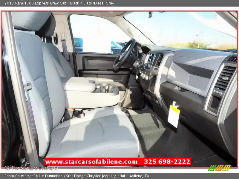 Black / Black/Diesel Gray 2013 Ram 1500 Express Crew Cab