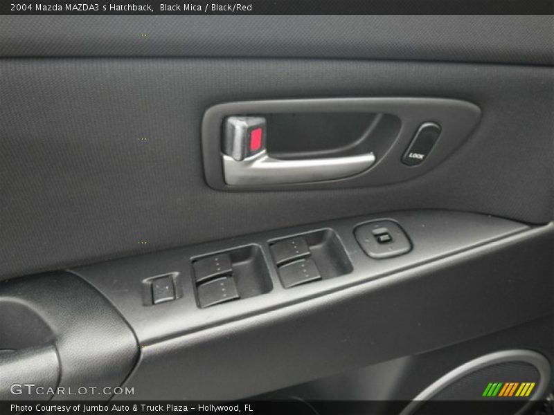 Black Mica / Black/Red 2004 Mazda MAZDA3 s Hatchback