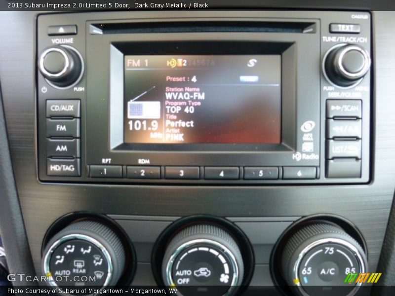 Dark Gray Metallic / Black 2013 Subaru Impreza 2.0i Limited 5 Door