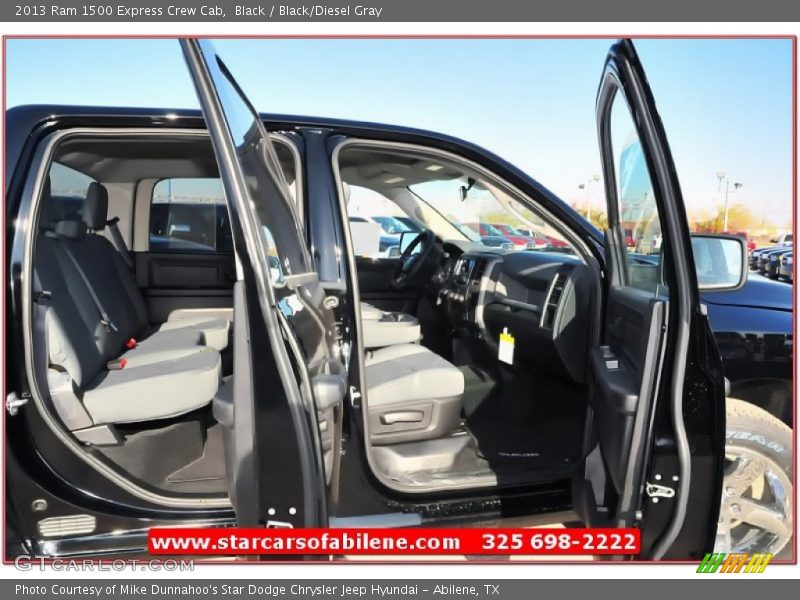 Black / Black/Diesel Gray 2013 Ram 1500 Express Crew Cab