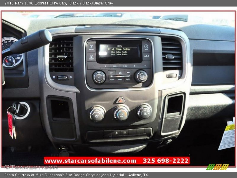 Black / Black/Diesel Gray 2013 Ram 1500 Express Crew Cab