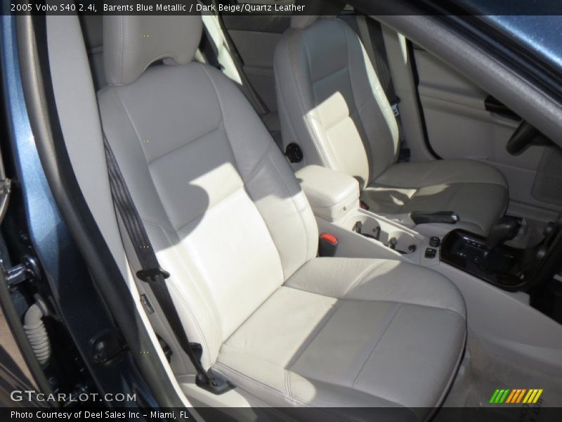 Barents Blue Metallic / Dark Beige/Quartz Leather 2005 Volvo S40 2.4i