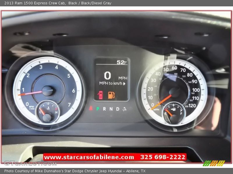 Black / Black/Diesel Gray 2013 Ram 1500 Express Crew Cab