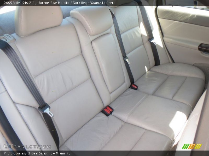 Barents Blue Metallic / Dark Beige/Quartz Leather 2005 Volvo S40 2.4i