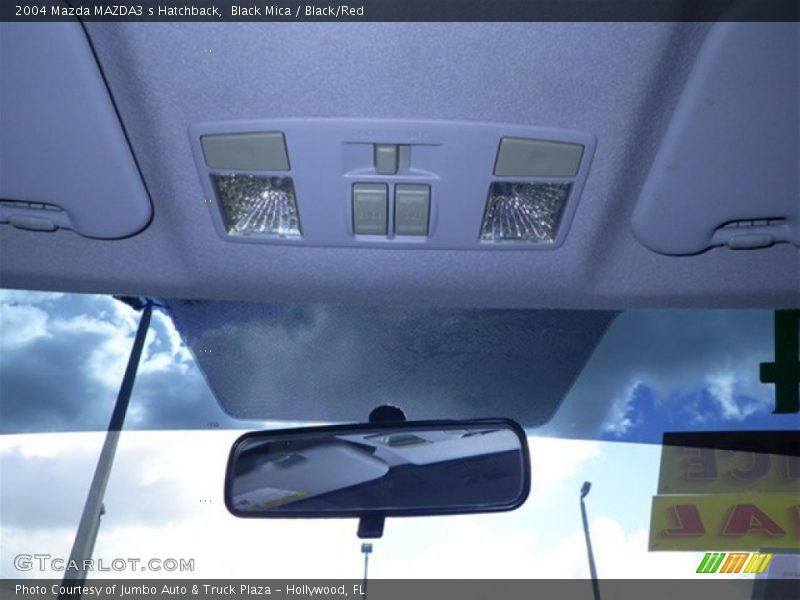 Black Mica / Black/Red 2004 Mazda MAZDA3 s Hatchback