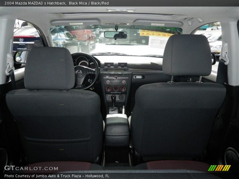 Black Mica / Black/Red 2004 Mazda MAZDA3 s Hatchback