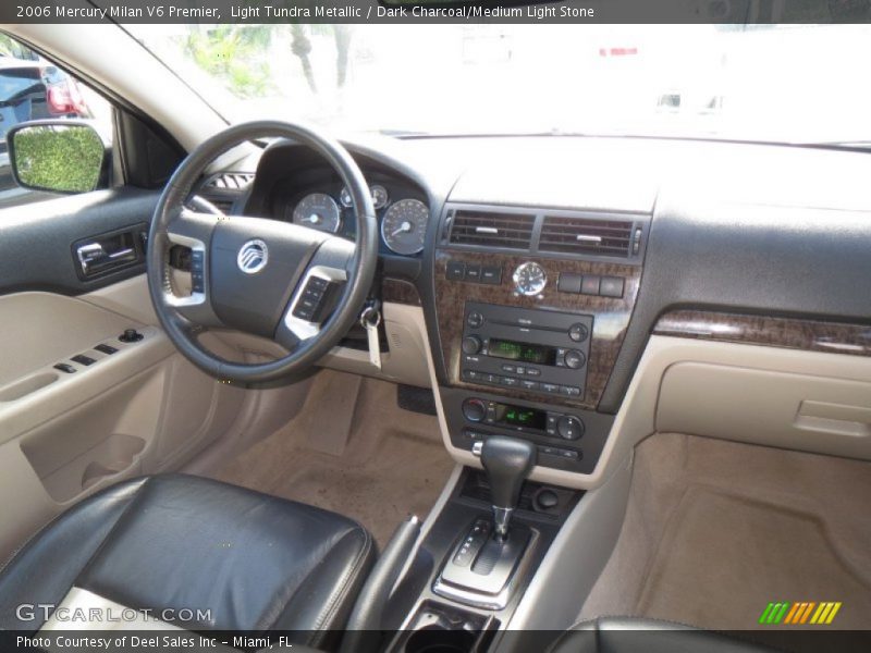 Light Tundra Metallic / Dark Charcoal/Medium Light Stone 2006 Mercury Milan V6 Premier