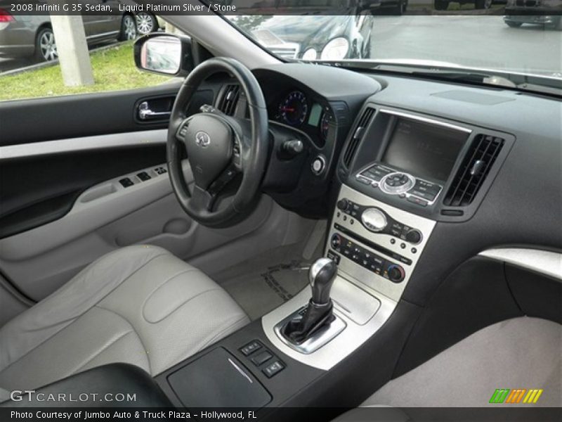 Liquid Platinum Silver / Stone 2008 Infiniti G 35 Sedan