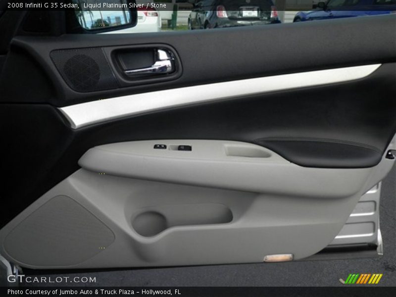 Liquid Platinum Silver / Stone 2008 Infiniti G 35 Sedan